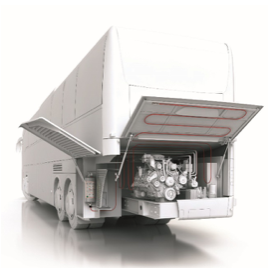 Slukningsanlæg til busser